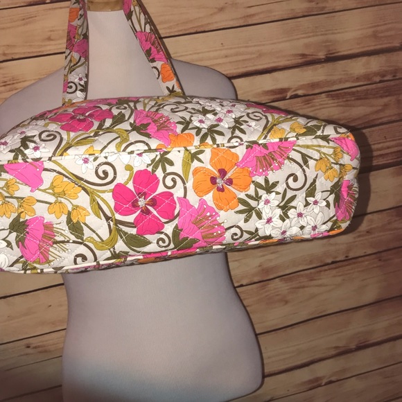 🚫SOLD🚫Vera Bradley Large Vibrant Wildflower Tote - Picture 3 of 7